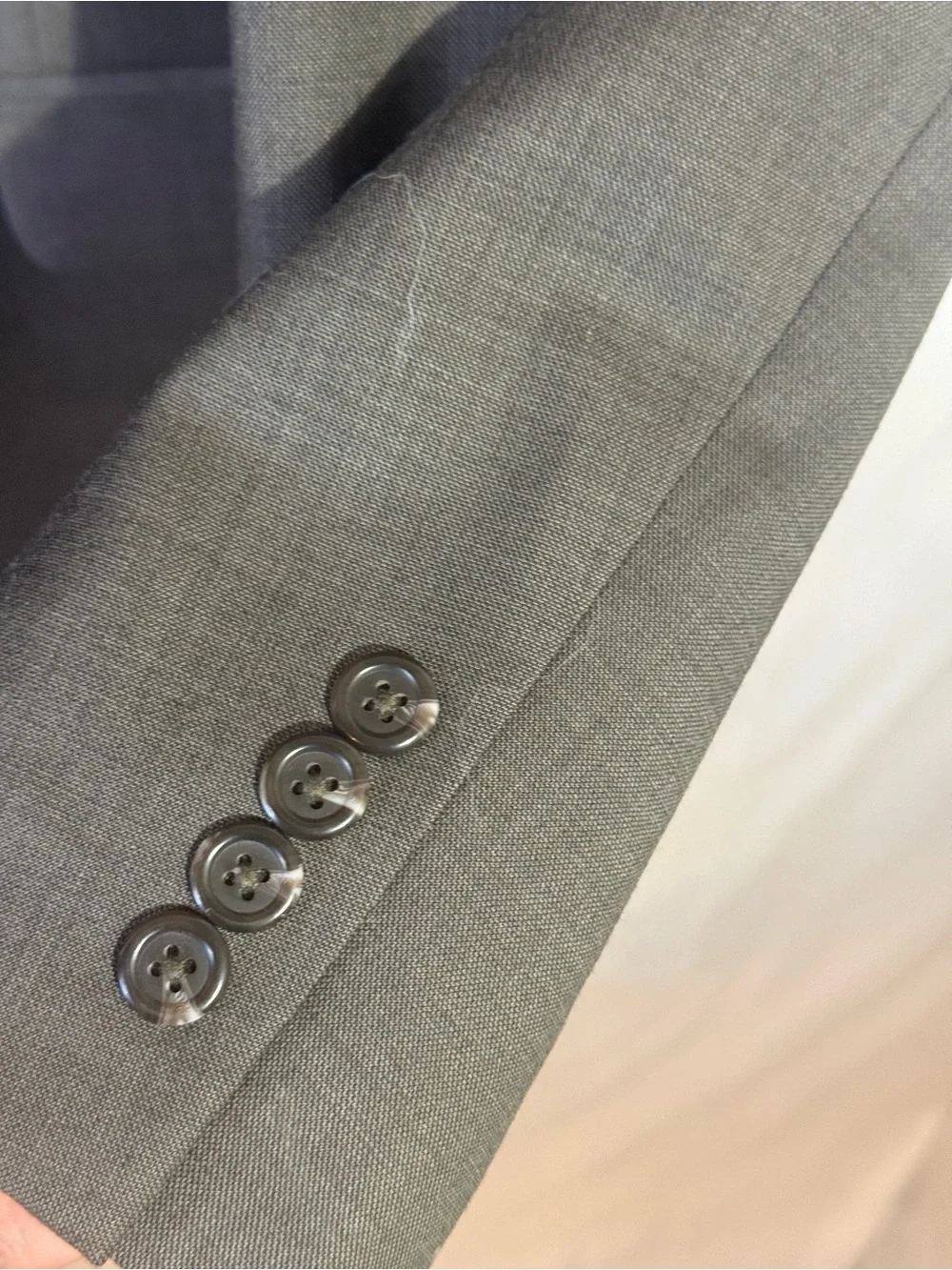 Chaps Men's Gray Notch Lapel Sport Coat